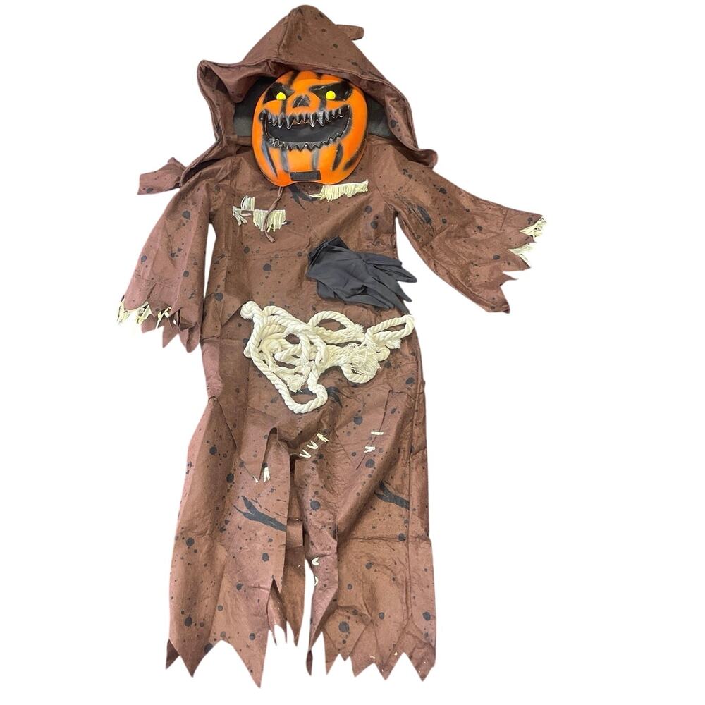 Spooktacular Creations Scary Scarecrow Pumpkin Bobble Head Halloween Costume